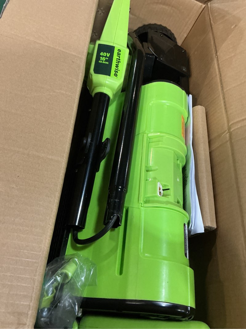 Condition photo showing Good Condition for Earthwise SN74016 40-Volt Cordless Electric Snow Shovel, Brushless Motor, 16-Inch width, 300lbs/Minute (Battery and Charger Included)