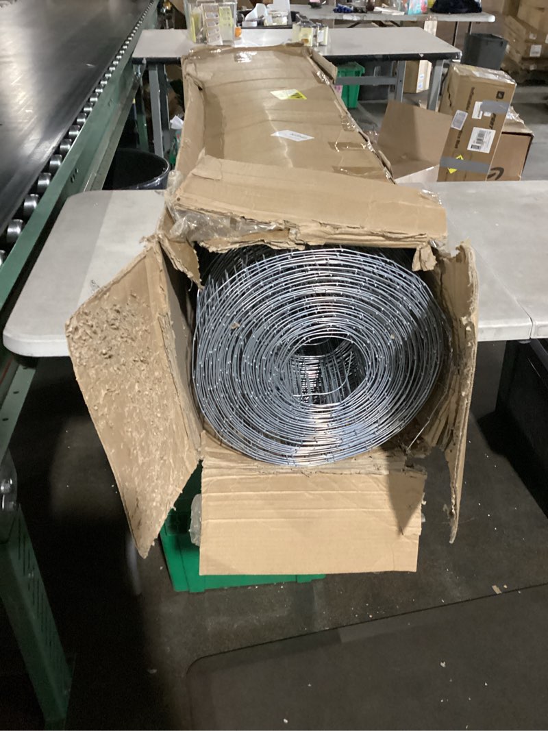 Condition photo showing Good Condition for tongmo 4 ft x 100 ft galvanized welded wire fence, 16ga garden chicken wire fence roll, mesh size 2" x 4"hardware cloth, ideal for yard protection and poultry netting 4ft*100ft galvanized