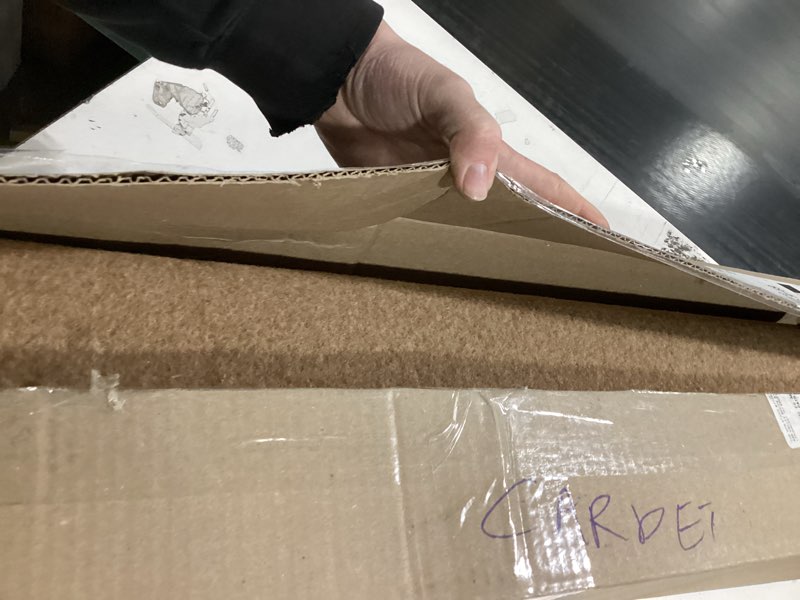 Condition photo showing Good Condition for Heyroll Hallway Runner Rug, Backed Non-Slip Waterproof Runner Rugs, Custom Size Washable Outdoor Indoor Carpet Runner Rug for Floor, Entryway, Kitchen, Laundry, Balcony, Garage 2' x 6', Sand