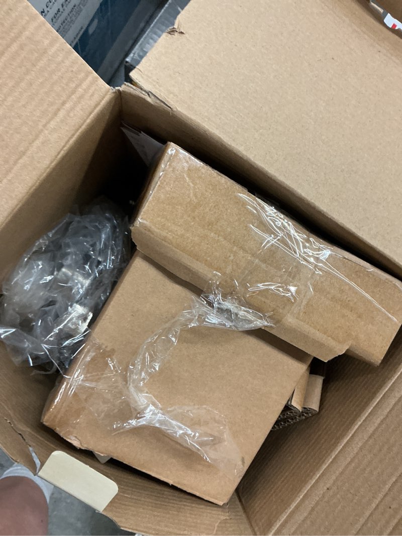 Condition photo showing As Is for allen + roth Emeryson 24.5-in 4-Light Brushed Nickel Led, Transitional