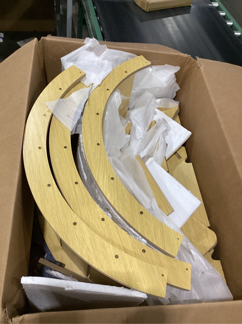 Condition photo showing As Is for Cat Exercise Wheel for Indoor Cats - Cat Treadmill Wheel with Detachable Carpeted Runway - Natural Solid Wood Sturdy Running Wheel for Running/Walking/Training - Suitable for Most Cats, 36"