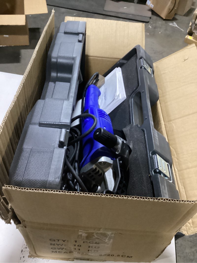 Condition photo showing Good Condition for Heavy-Duty Undercut Saw Jamb Saw Kit 1800W 2.5HP 120V 60Hz, with Two 6.5" Alloy Blade (Wood) and One Diamond Blade (Tiles and Masonary), 13ft Cord, Model EUS1800