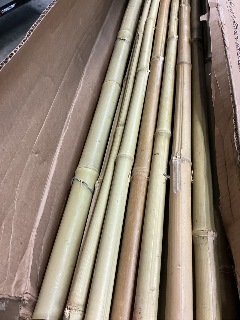 Condition photo showing Good Condition for natural bamboo fence 3/8" d x 36" h x 96" l