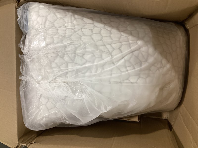 Condition photo showing Good Condition for QUTOOL Cooling Pillow for Sleeping 2 Pack, Luxury Shredded Memory Foam Bed Queen Pillows Set of 2, Cool Pillow for Hot Sleepers Adjustable Firm Pillow for Side, Back, Stomach Sleepers Soft Yet Support White-cooling Basic Queen(2 Pack)-20'*30'