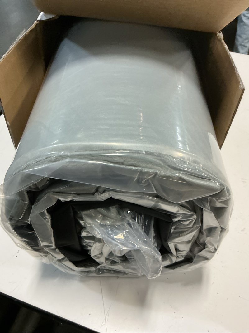 Condition photo showing New/Like New for kingchii certipur-us memory foam camping mattress, portable roll up travel car camping mattress sleeping pad & floor mattress, cot mattress guest bed for sleepover with waterproof cover & travel bag grey 63*26*3inch/kid