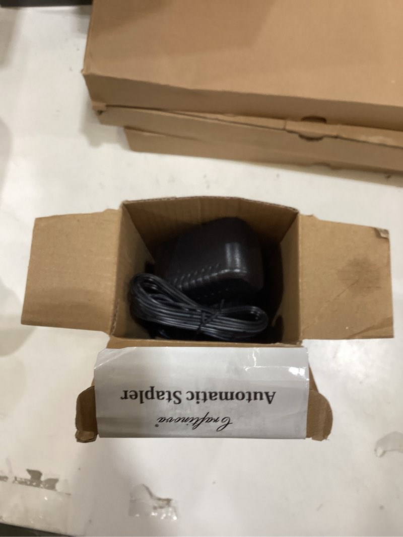 Condition photo showing New/Like New for Electric Stapler,Including 2000 Staples and 1 Staple Remover, Suitable for Palm Size and high Comfort?25 Sheet Capacity, AC Adapter or Battery Powered?Battery not Included?(Black)…