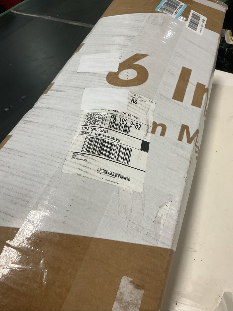Condition photo showing Good Condition for novilla twin mattress 6 inch, twin size memory foam mattress for kids with breathable comfort & high-density support foam for cool touch & enhanced support mattresses in a box twin 6 inch