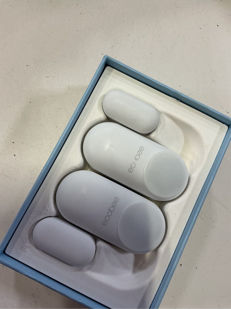 ecobee Smart Sensor for Doors & Windows 2 Pack - Wifi Contact Sensor for Home Security, Energy Savin