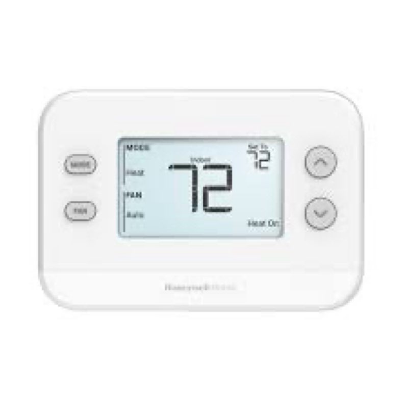 honeywell home x1n heating and cooling push button non-programmable thermostat