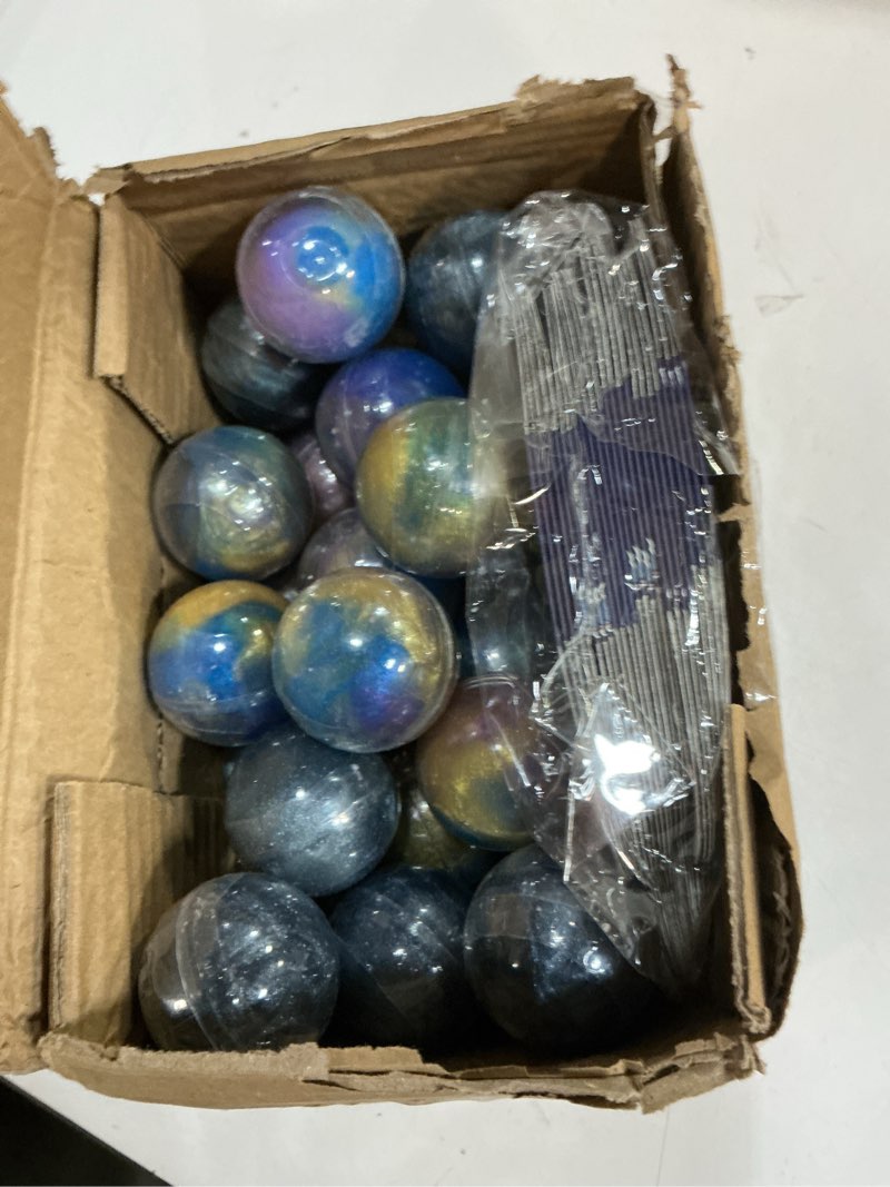 Condition photo showing New/Like New for 24 Pack Valentines Day Gifts for Kids, Galaxy Slime with Greeting Card Box Stress Relief Slime Toy for Kids Girls Boys Valentines Party Favors Valentine's Day Classroom Exchange Prizes Gift Set
