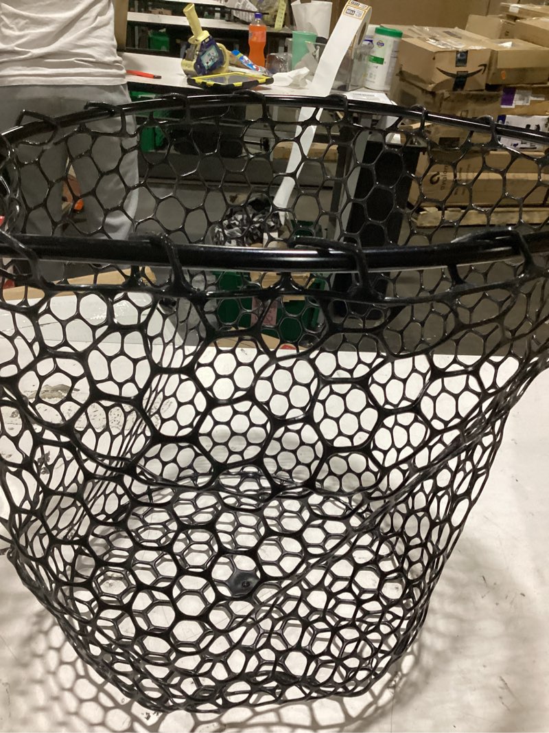 Condition photo showing As Is for (net only)plusinno fly fishing net, bass trout landing net, folding fishing nets fresh water, safe fish catching or releasing 16 x 13 hoop size (28extend length)