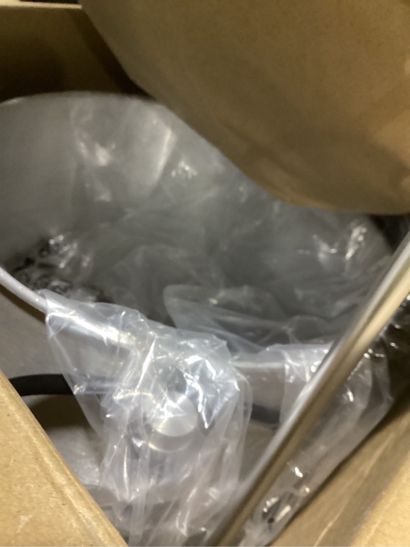 Condition photo showing New/Like New for proctor silex commercial 45100r brushed aluminum coffee urn, 100 cup capacity, fast brewing, one-hand dispensing, dual heaters, commercially rated, nsf listed 100 cups