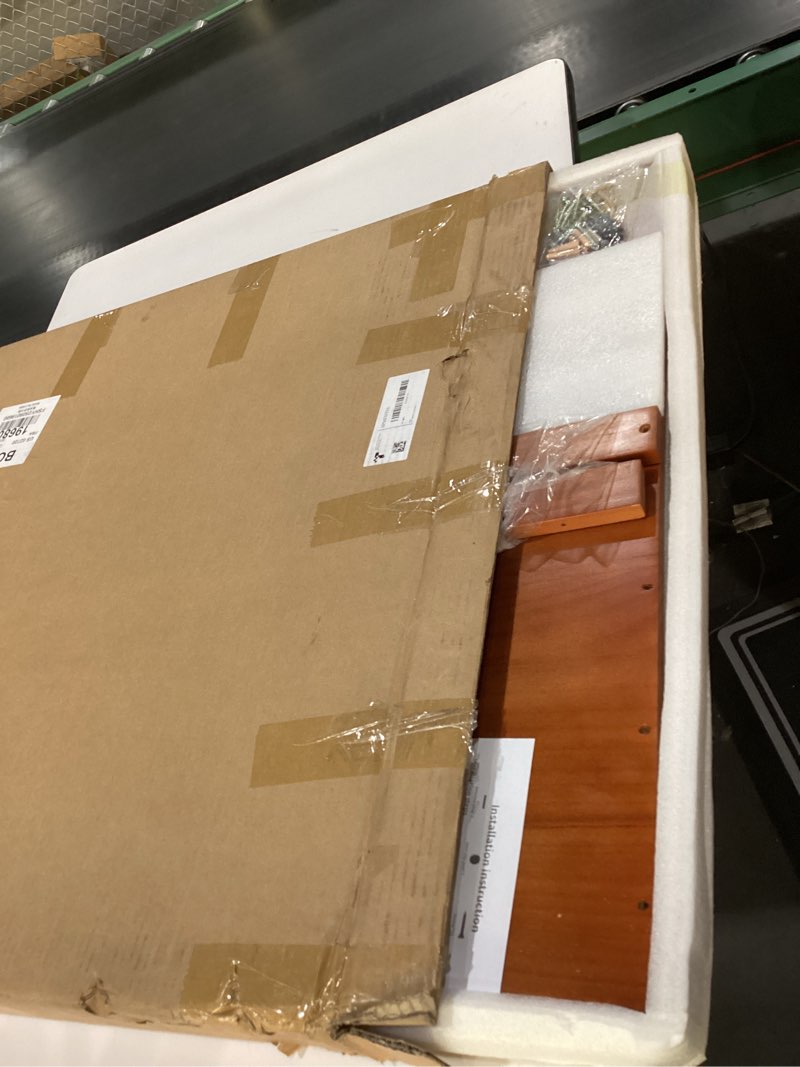 Condition photo showing Good Condition for Washer Dryer Countertop Solid Wood,Washer and Dryer Countertop,Suitable for Laundry Room Storage,Protect Washer and Dryer Covers for The Top (Retro Brown)