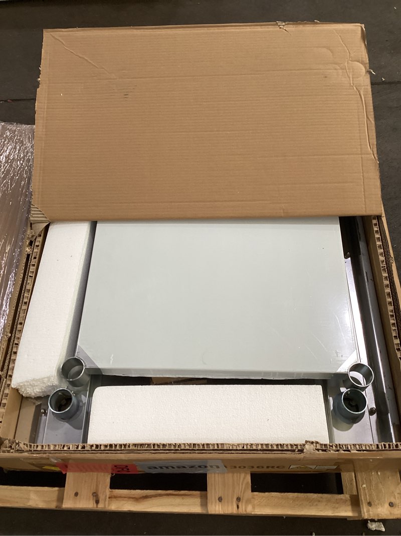 Condition photo showing New/Like New for HARDURA Stainless Steel Table 30 x 36 Inches with Wheels Casters NSF Heavy Duty Commercial Prep Table with 2” Backsplash and Adjustable Undershelf for Restaurant Kitchen Home and Hotel