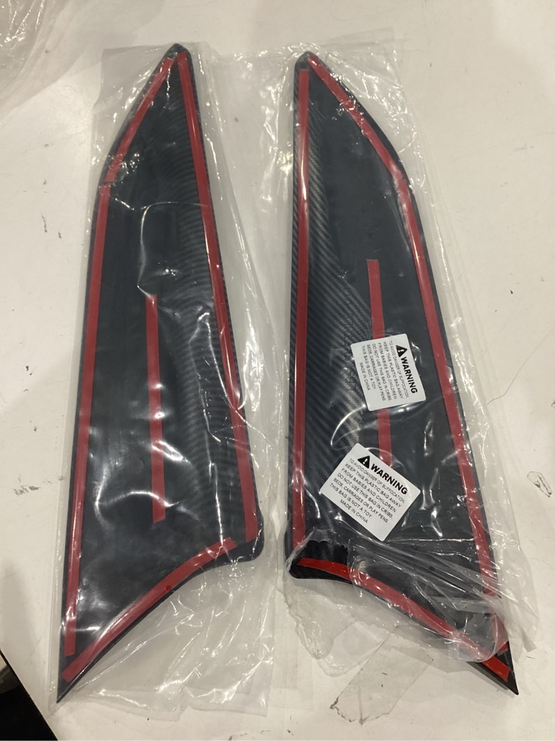 Condition photo showing New/Like New for  car accessories rear door window trim molding strap cover, unknown car model 