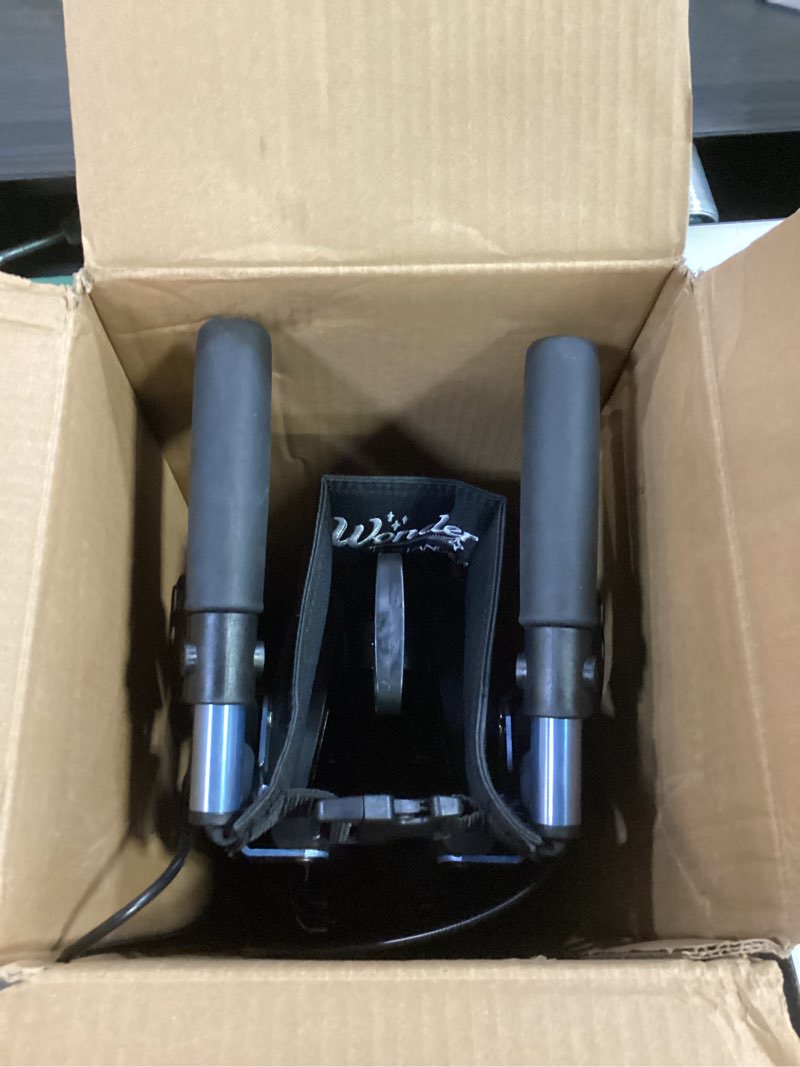 Condition photo showing As Is for Stander Space Saver Rollator, Lightweight Folding Rolling Walker with Seat for Seniors & Adults, 4-Wheel Mobility Aid with 6-inch Wheels, Locking Brakes & Padded Seat with Backrest, Cobalt Blue Cobalt Blue Standard