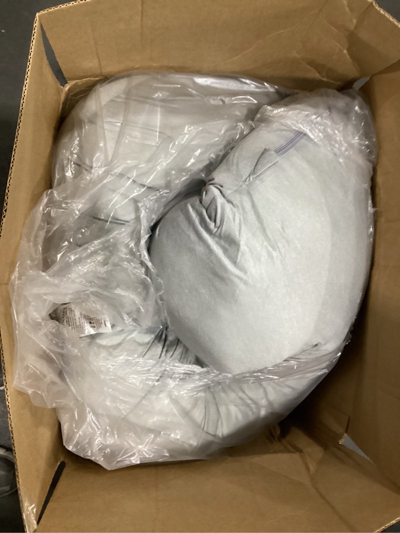 Condition photo showing As Is for momcozy pregnancy pillow for sleeping, dreamlign u pro maternity pillow with adjustable leg pillow, removable cover - support for back, hip, belly, legs for pregnant women, 50-72 inch full body pillow