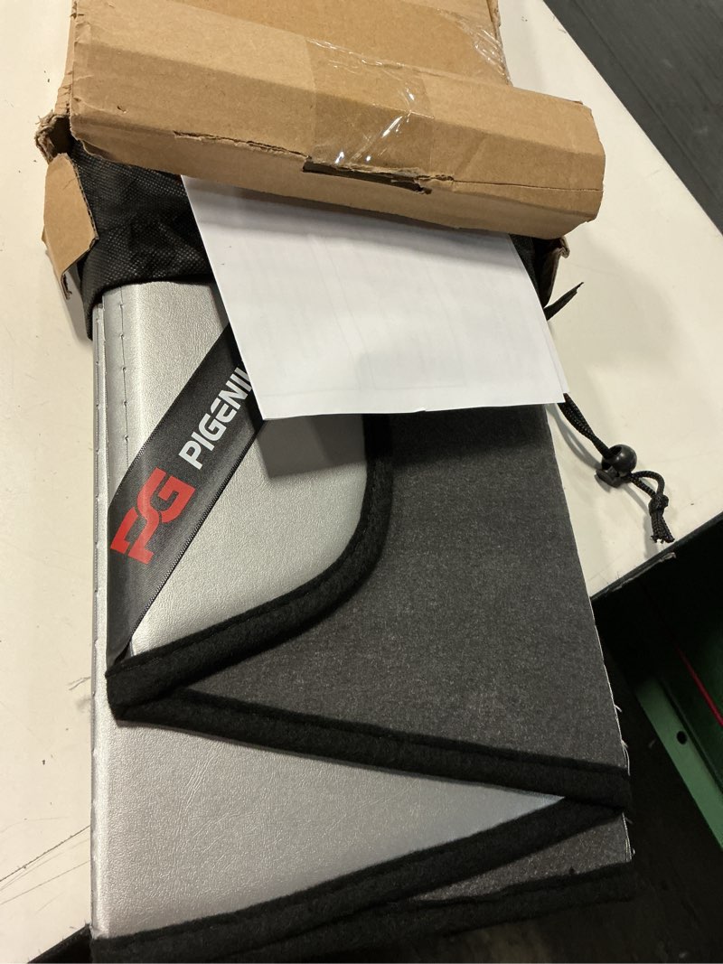 Condition photo showing Good Condition for pigenius windshield sunshade for volkswagen tiguan 2009-2017, tiguan limited 2018 - safeguard gray 2009-2017