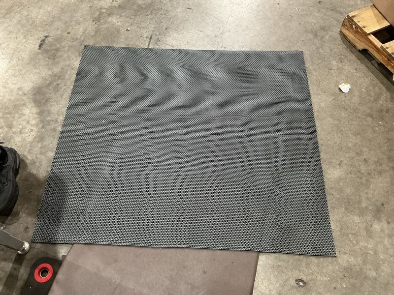 Condition photo showing Good Condition for bathroom non-slip pvc drainage mat, commercial waterproof wet area floor mat, mesh hollow door mat, for shower room, swimming pool, kitchen, indoor outdoor ( color : gray , size : 90cm x 150cm
