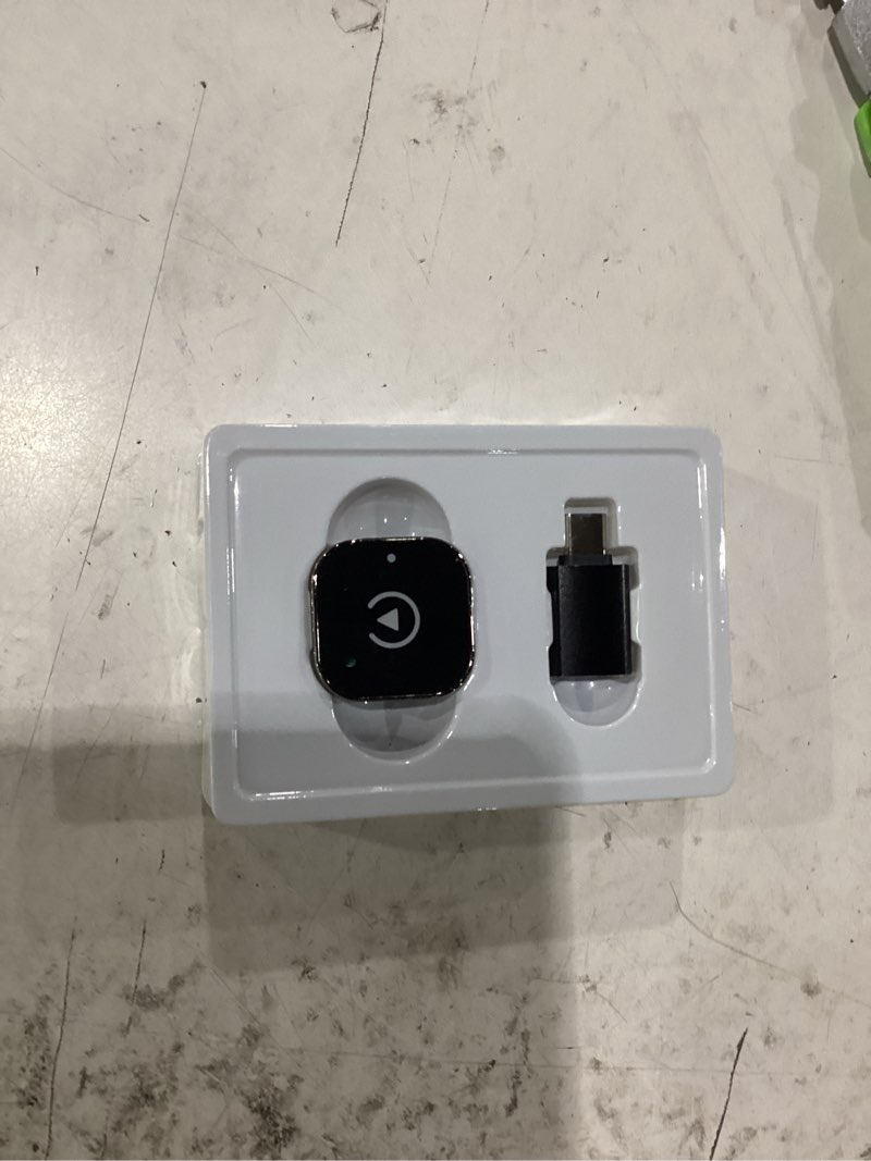Condition photo showing New/Like New for 2-in-1 wireless carplay & android auto adapter, plug & play carplay dongle converts wired to wireless, fast auto-connect, no delay, compact design for iphone & android with usb/usb-c port(black)