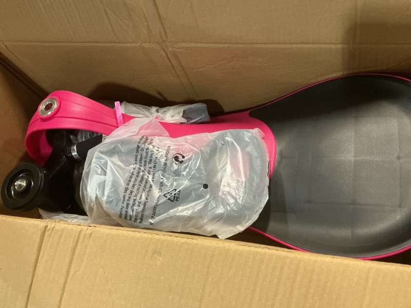 Condition photo showing Good Condition for wiggle car ride on toy - no batteries, gears or pedals - twist, swivel, go - outdoor ride ons for kids 3 years and up by lil' rider (hot pink and black)