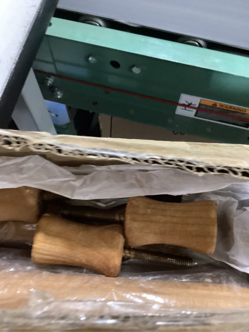 Condition photo showing Good Condition for fuin 57in wood blanket ladder living room decorative wall leaning farmhouse quilt display holder rustic wooden towel rack for bathroom, light brown 57in | no bottom shelf burnt brown