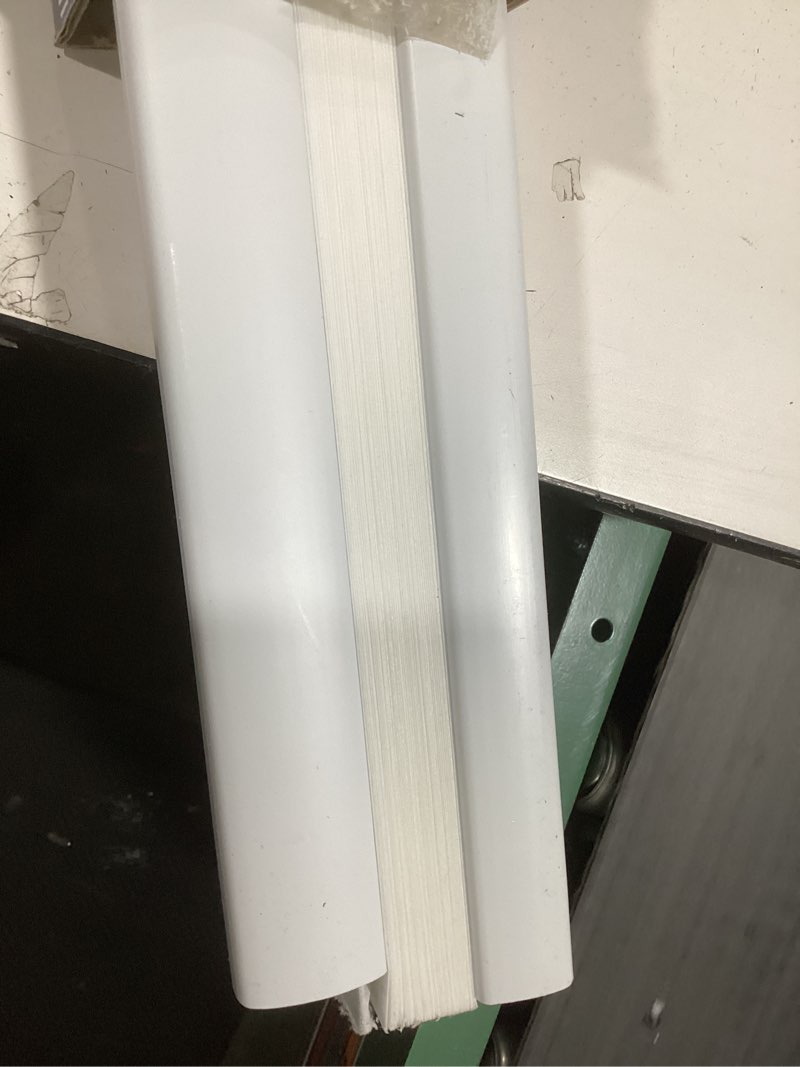 Condition photo showing As Is for LEVOLOR  48-in x 72-in Snow 