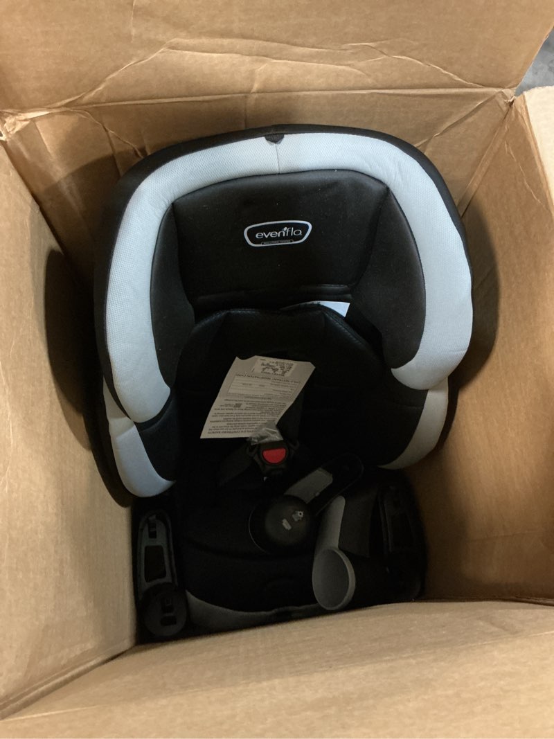 Condition photo showing New/Like New for evenflo maestro sport booster car seat (granite gray)