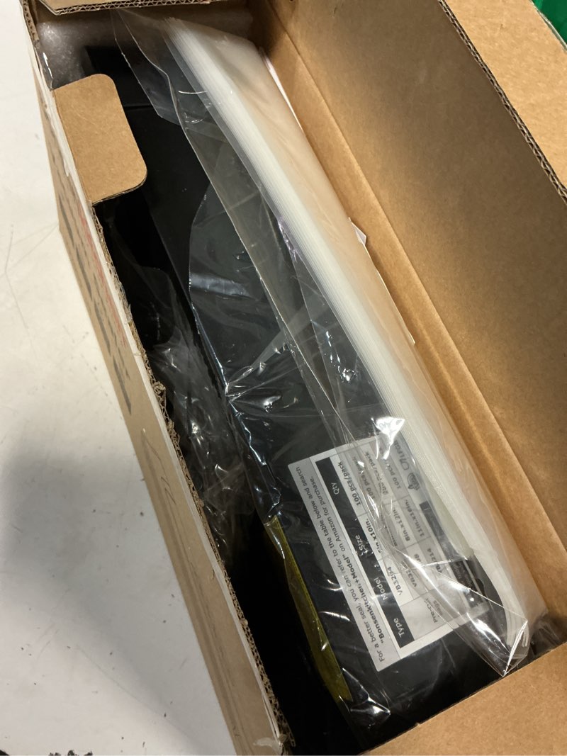 Condition photo showing New/Like New for bonsenkitchen vacuum sealer machine with 40 bags | compact food sealer for kitchen storage & meal prep | multiple modes?? | external vacuum system, black black machine + 40 bags
