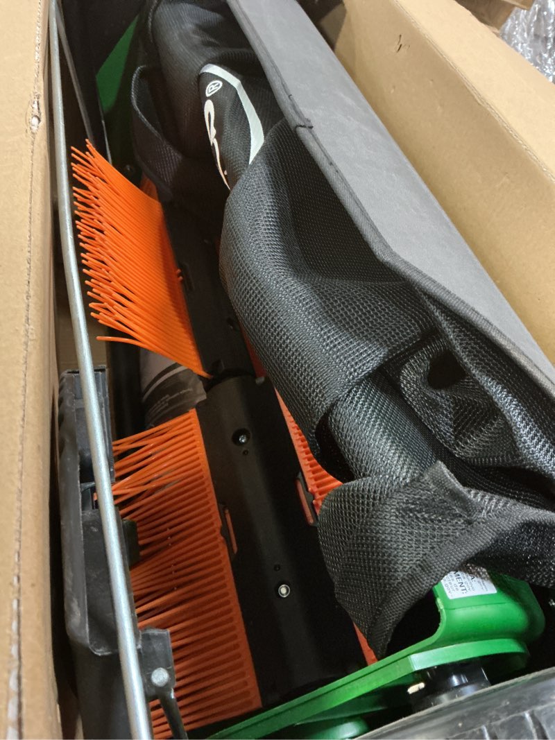 Condition photo showing As Is for Scotts Outdoor Power Tools LSW70026S 26-Inch Push Lawn Sweeper, Black/Green