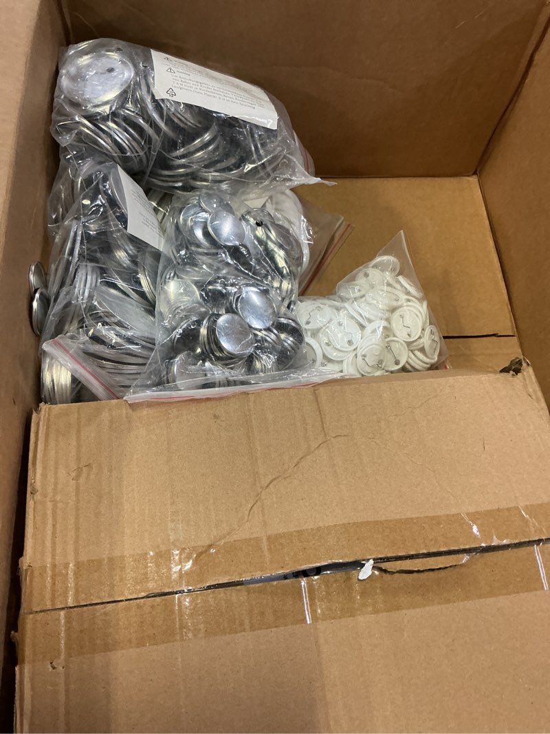 Condition photo showing Good Condition for VEVOR Button Maker Machine, Multiple Sizes 1.25+2.25 Inch Badge Punch Press Kit, Children DIY Gifts Pin Maker, Button Making Supplies with 500pcs Button Parts & Circle Cutter & Magic Book