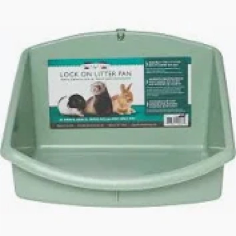 Marshall Lock-On Ferret Litter Pan(Color May Vary) Green