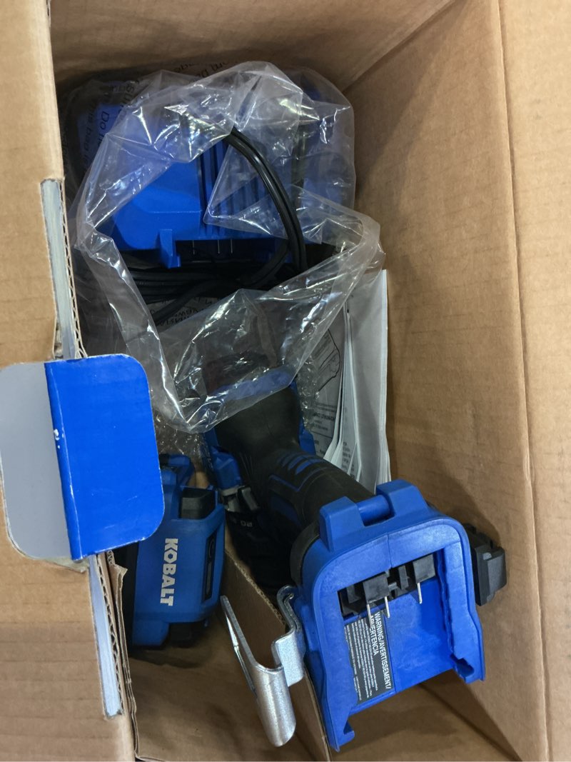 Condition photo showing Good Condition for kobalt 24-volt 1/2-in keyless brushless cordless drill (1-battery, charger and soft bag included)