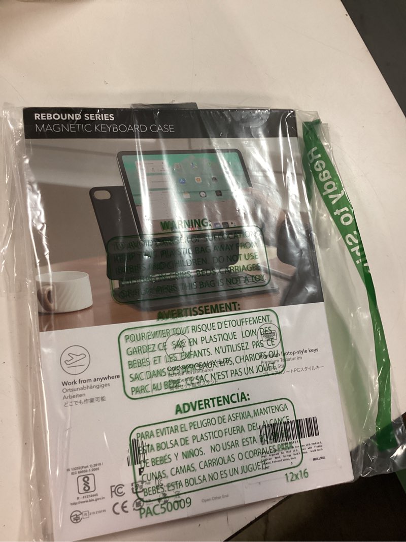 Condition photo showing New/Like New for ESR iPad 11th(A16, 2025)/10th Gen Case with Keyboard, Magic Keyboard for iPad 10.9", Case with Floating Cantilever Stand, Springy Backlit Keys, Multi-Touch Trackpad, Rebound Series, Black