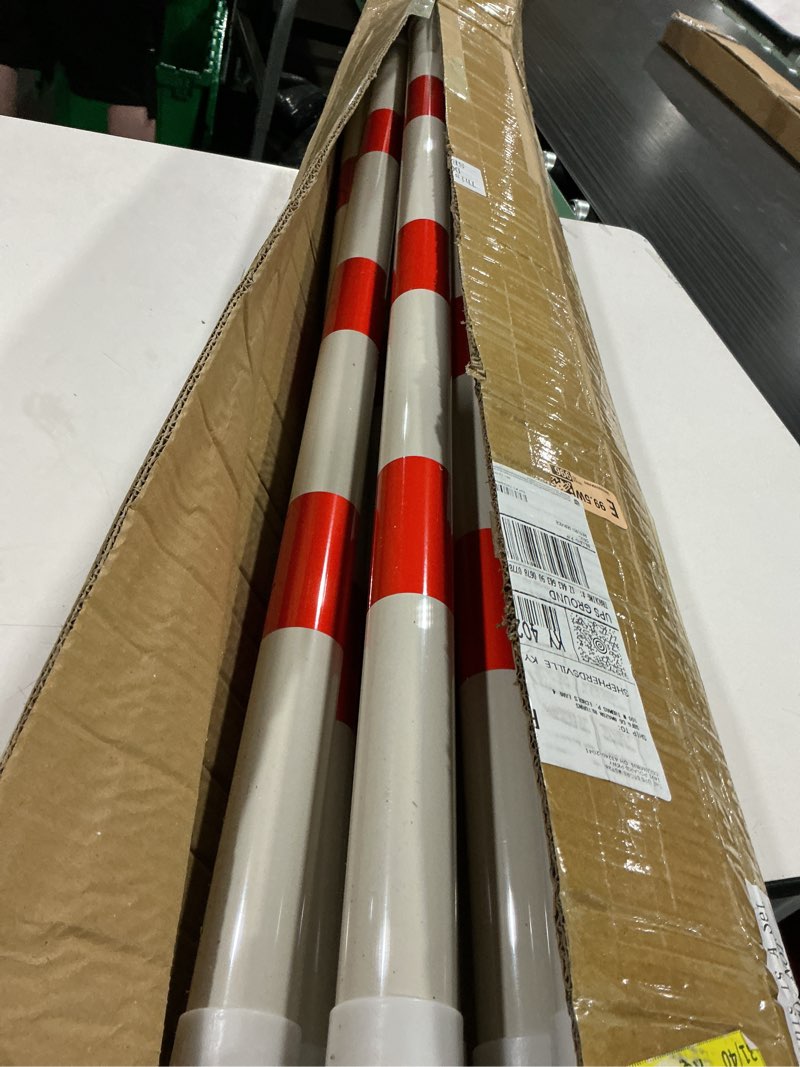 Condition photo showing Good Condition for huwena 12 pcs retractable traffic cone bar 4-6.9ft expandable, red white