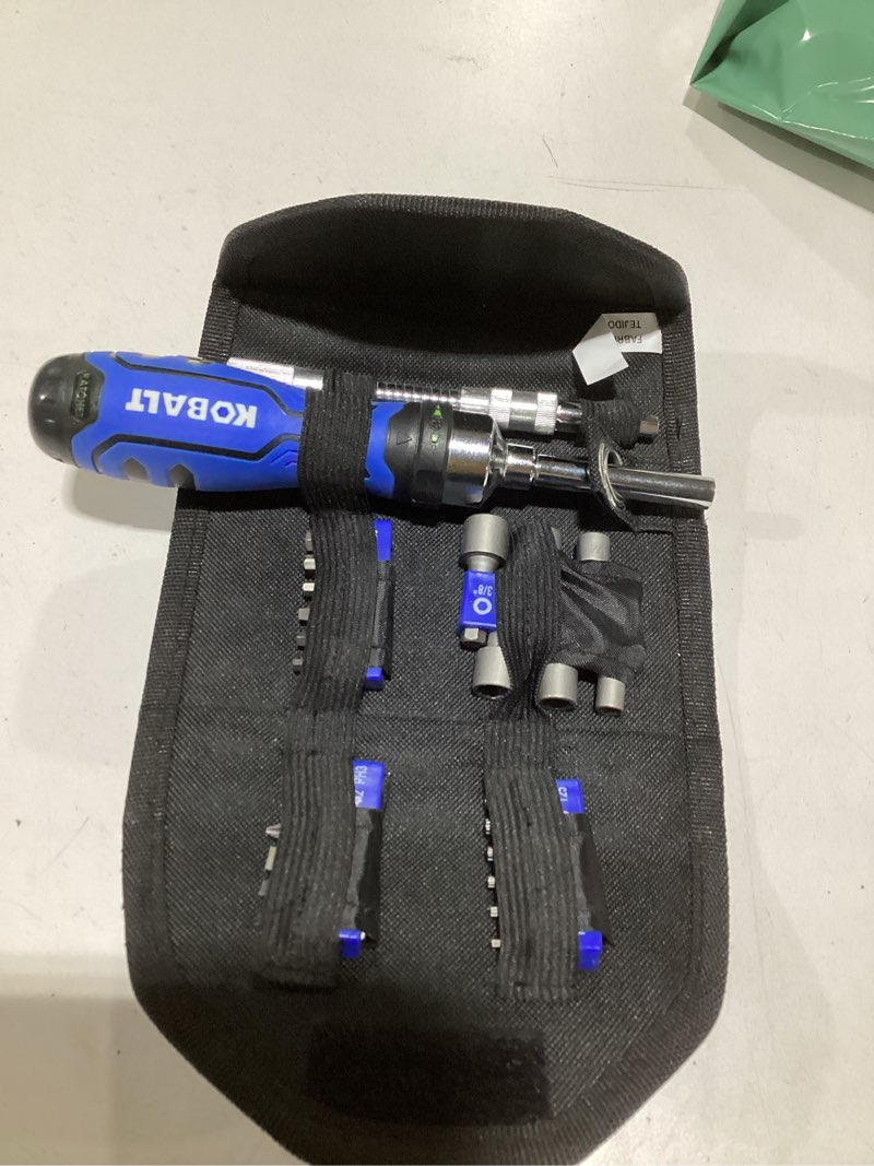 Condition photo showing Good Condition for 500+ bought last week Kobalt 27 -Piece 3-in Ratcheting Multi-Bit Combination