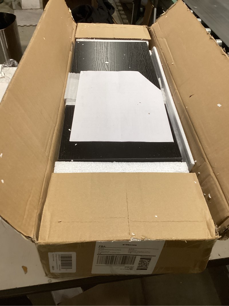 Condition photo showing Good Condition for Over-The-Toilet Storage Rack, 4-Tier Bathroom Organizer Shelf Over Toilet with Adjustable Shelf and Basket, Freestanding Space Saver Bathroom Shelves Above Toilet for Room (Pure Black)