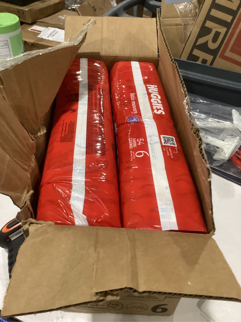 Condition photo showing New/Like New for Huggies size 6 108 pack