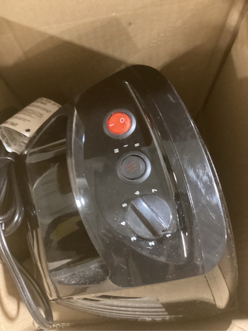 Condition photo showing Good Condition for Vornado MVH (2025) Space Heater, 3 Heat Settings, Adjustable Thermostat, Tip-Over Protection, Auto Safety Shut-Off System, Indoor Use, Whole Room Heating, Black Medium (2025 Model)