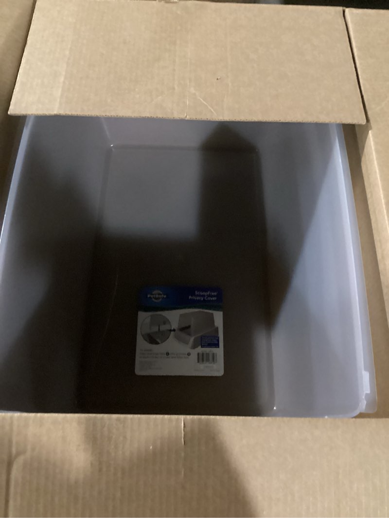 Condition photo showing Good Condition for PetSafe ScoopFree Litter Box Privacy Cover - Convenient Potty Cover with Minimalist Cabin Design & Durable Construction - Removable Hood for Skittish Cats - Washable & Travel Friendly