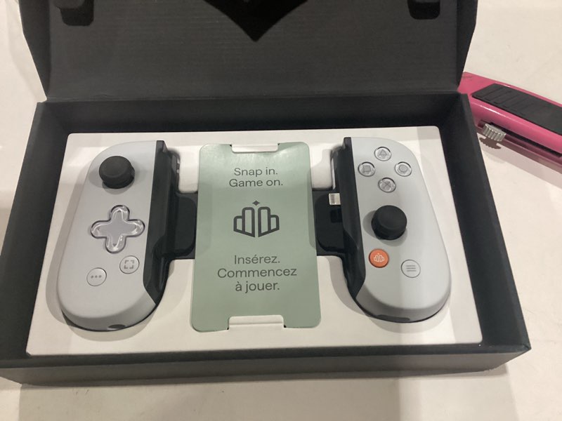 Condition photo showing Good Condition for backbone one mobile gaming controller for iphone 14 & older (playstation edition) lightning - 2nd gen - phone controller, play xbox, playstation & more (with 3 months of apple arcade access) lightning gen 2 playstation edition