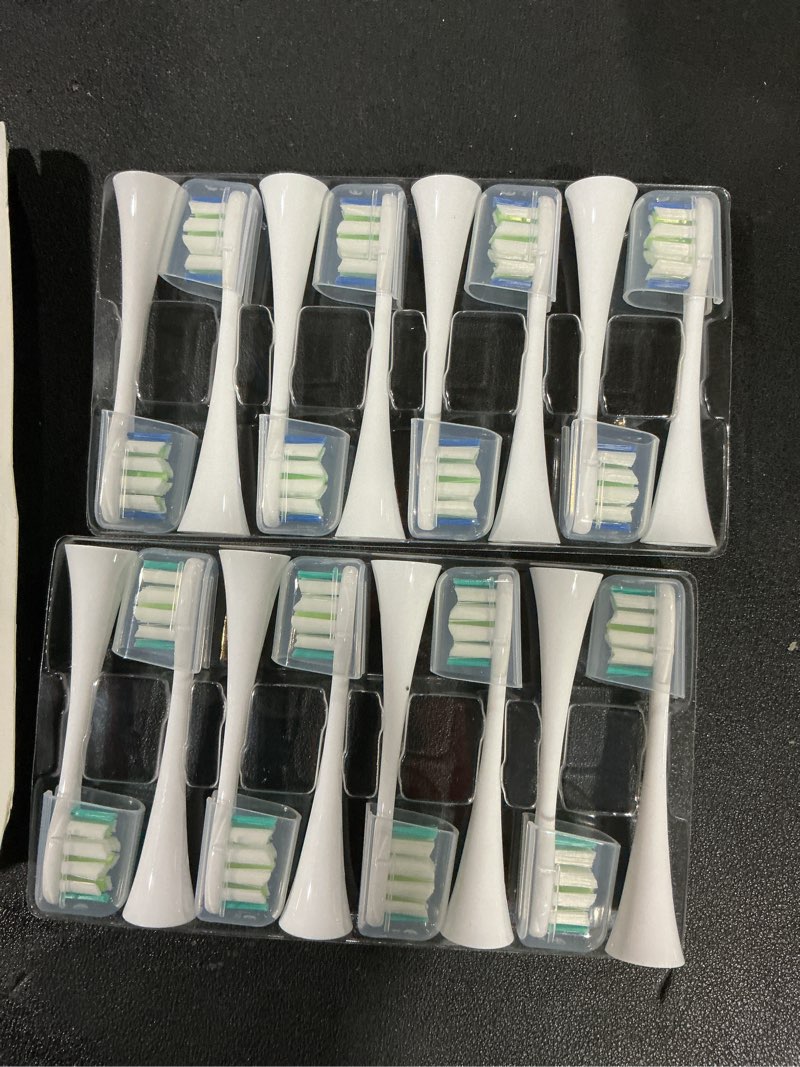 Condition photo showing New/Like New for Replacement Toothbrush Heads for Philips Sonicare - 16 Pack Soft Gentle Bristles Compatible with Most Sonicare Click-On Electric Toothbrushes (White) 16p White