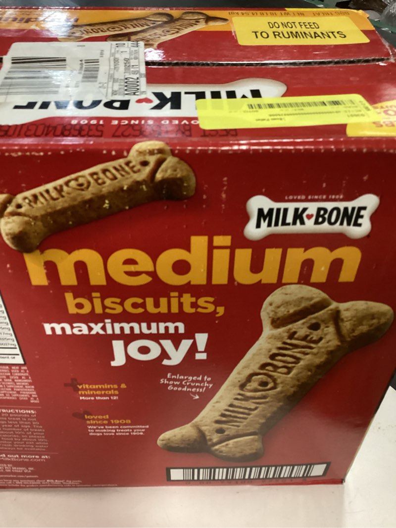 Condition photo showing Good Condition for milk-bone original dog treats biscuits for medium dogs, 10 pound medium 10 pound (pack of 1)