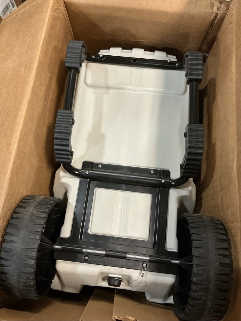 Condition photo showing Good Condition for igloo trailmate journey 70qt wheeled cooler | insulated hard shell ice chest bone