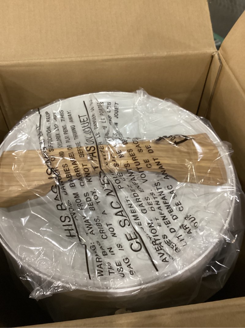 Condition photo showing New/Like New for Keenray Towel Warmer for Bathroom, Luxury Towel Warmer Bucket with Timer, LED Display for Time and Temperature, Delay Time Up to 24 Hours, Child Lock, Hot Towel Heater, Gifts for Mom,Dad,Him,Her Silver Grey