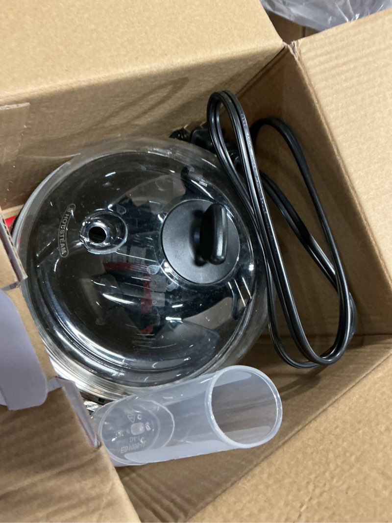 Condition photo showing As Is for Dash Rapid Egg Cooker - Boiler, Poacher & Steamer - Includes Measuring & Recipe Guide - Dishwasher Safe - Holds 7 Eggs, Black Black 7 Eggs