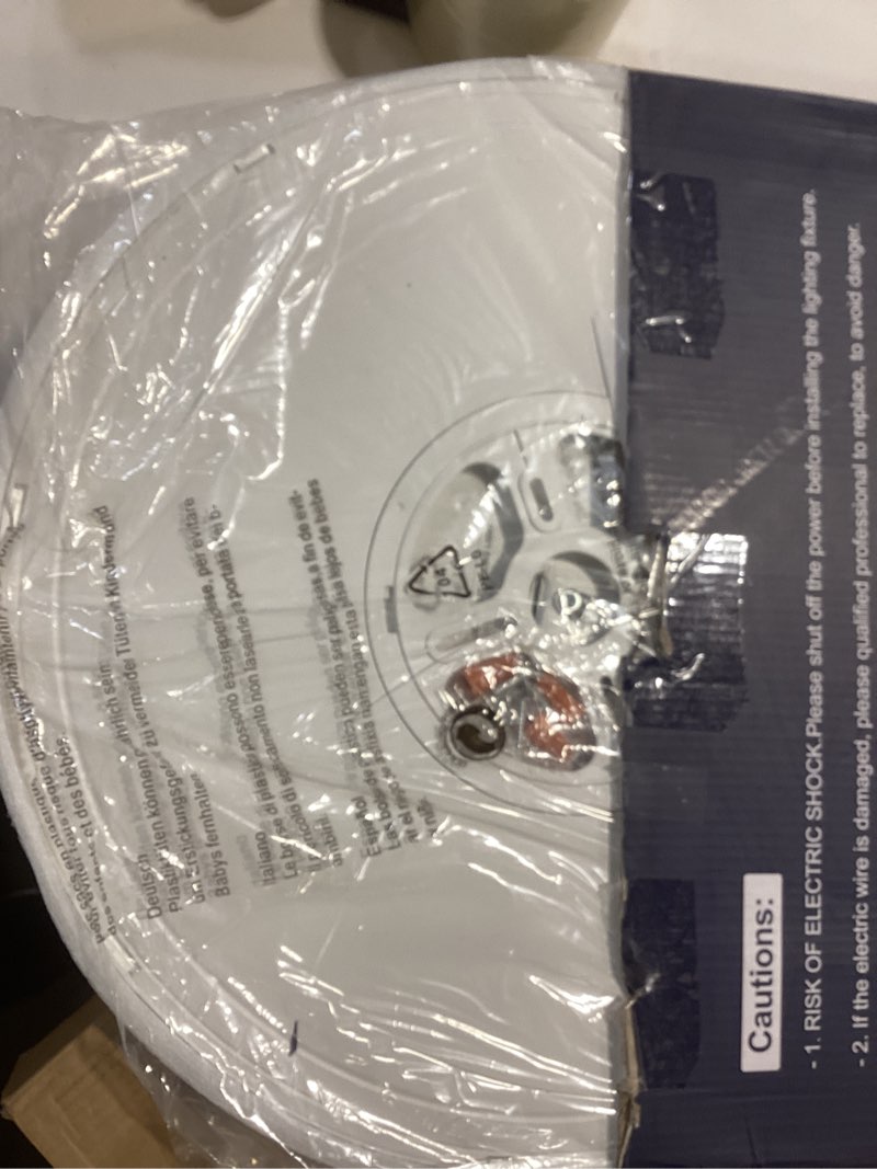 Condition photo showing Good Condition for Flush Mount Led Ceiling Light Fixture 16 Inch 28W 2800LM Bright Surface Mount Dimmable Ceiling Lamps 3 Color Selectable Modern Flat Round Kitchen Light for Bedroom Closet Pantry Living Room Hallway 16 Inch Silver