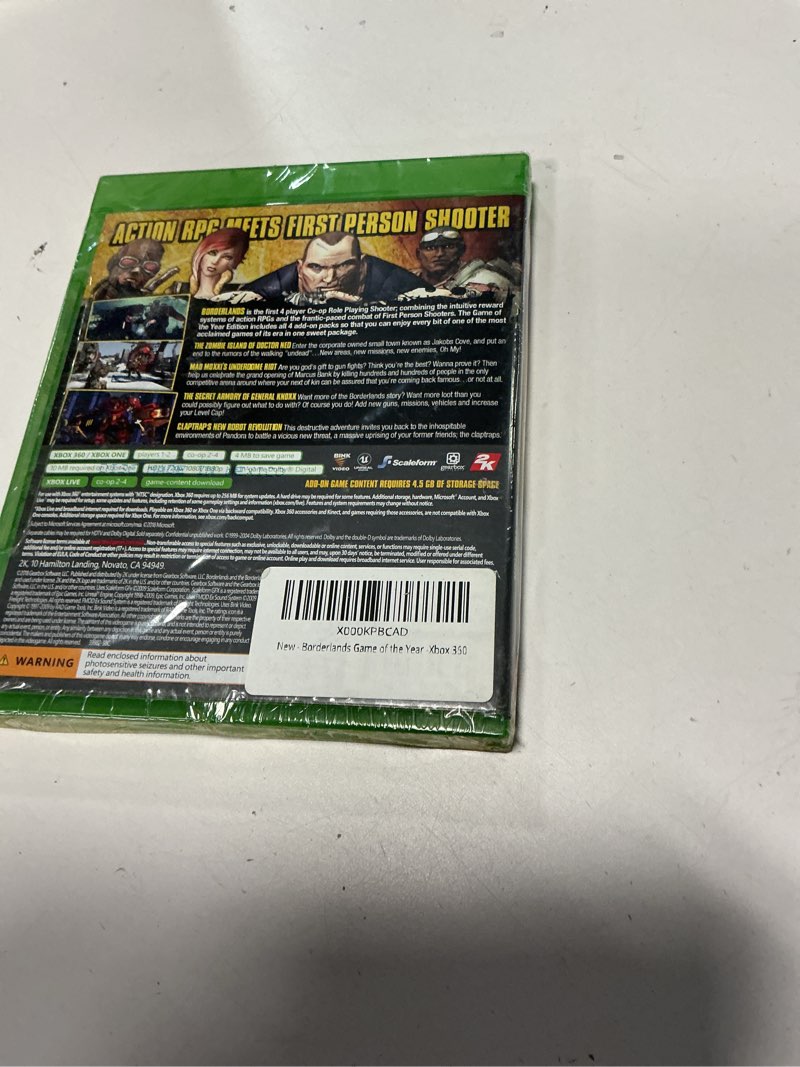 Condition photo showing New/Like New for Borderlands Game of the Year -Xbox 360 Xbox 360 Game of the Year
