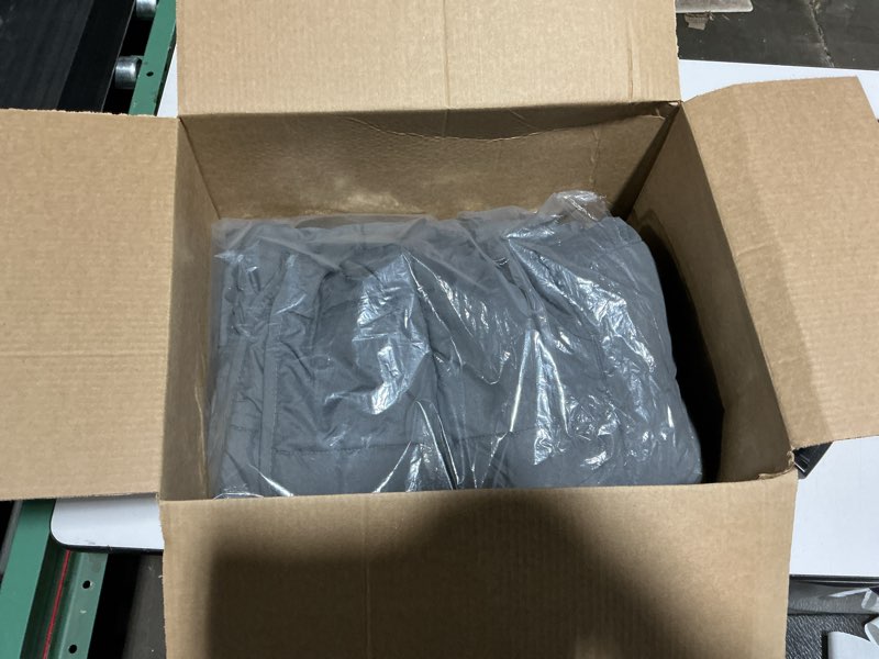 Condition photo showing Good Condition for weighted blanket for adults (20 lbs, 60” x 80”) queen size heavy blanket, breathable cotton with natural glass beads, machine washable grey-60"x80" 20lb