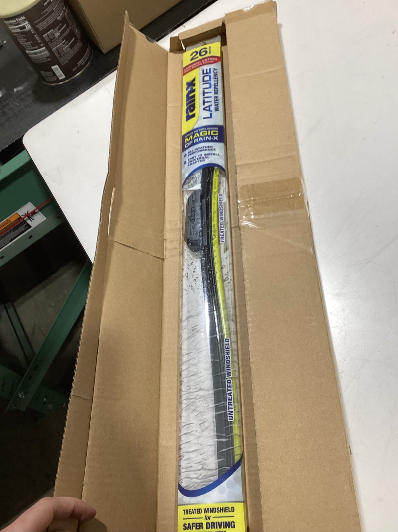 Condition photo showing New/Like New for Rain-X 810197 Latitude 2-In-1 Water Repellent Wiper Blades, 26" and 20" Windshield Wipers (Pack Of 2), Automotive Replacement Windshield Wiper Blades With Patented Rain-X Water Repellency Formula 26" and 20" Latitude